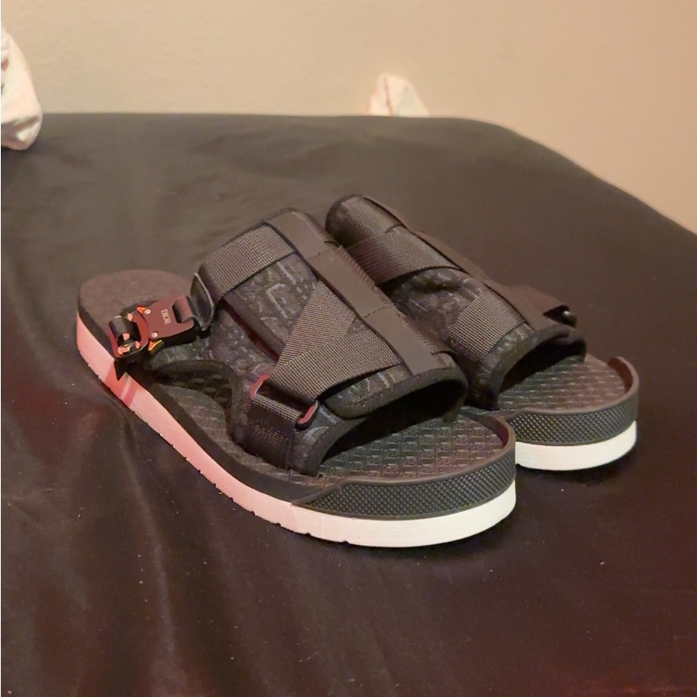 Dior Alpha Slides Black Size 10